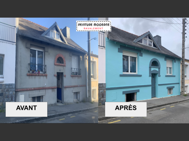 Ravalement brest peinture moderne