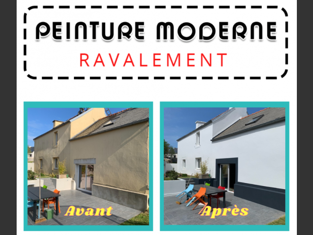 Peinture moderne - ravalement brest