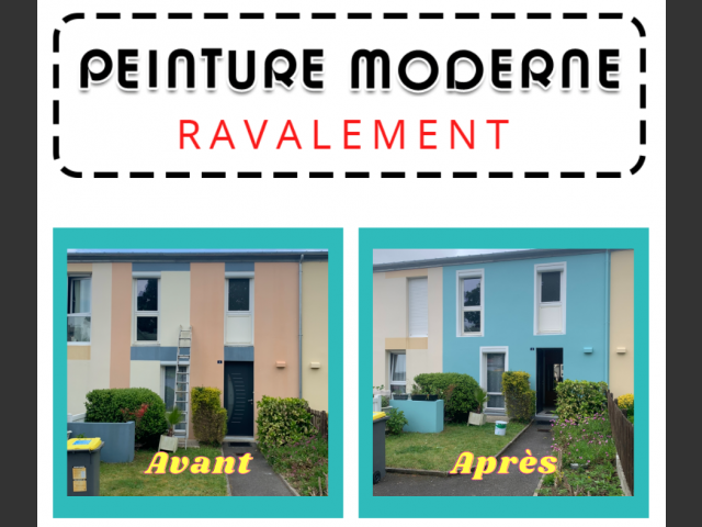 Peinture moderne - ravalement brest