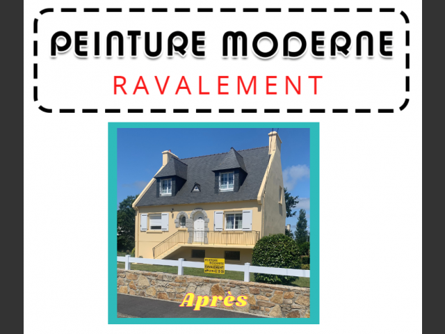 Peinture moderne - ravalement gouesnou