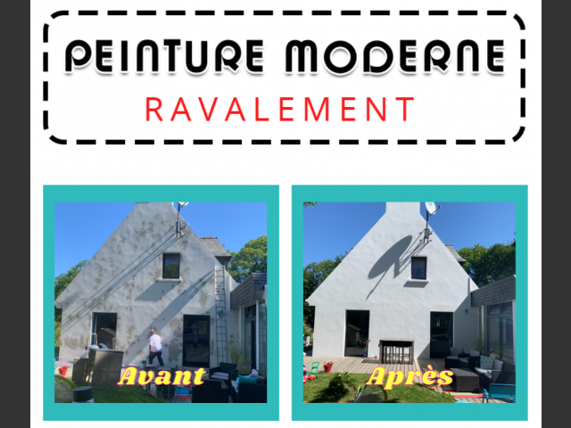 Peinture moderne - ravalement guilers