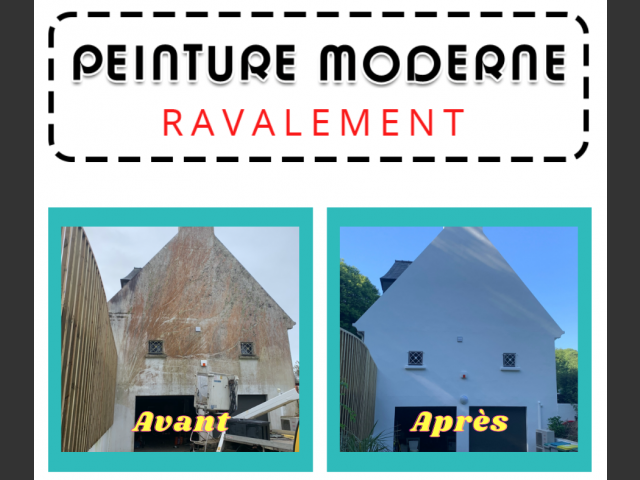 Peinture moderne - ravalement guipavas