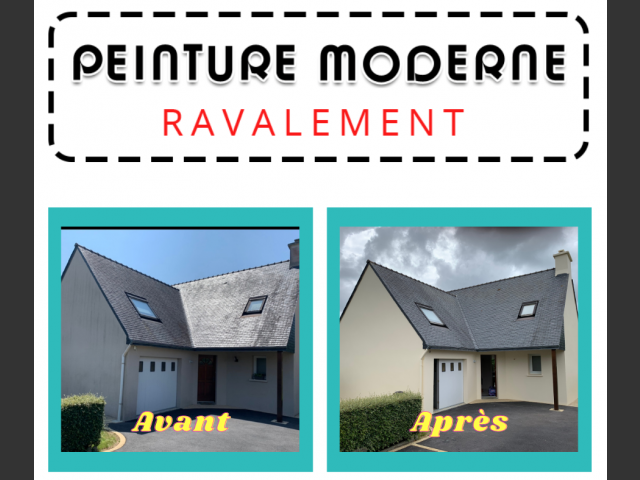 Peinture moderne - ravalement plouzané